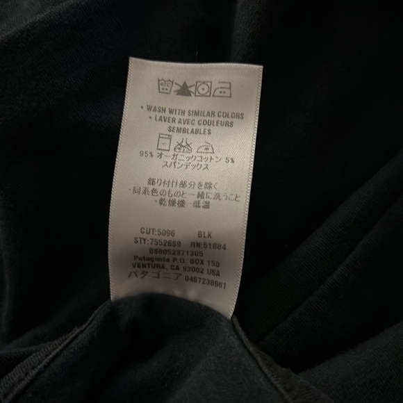 Patagonia Organic Cotton‎ sleeveless black women M dress - Picture 6 of 6